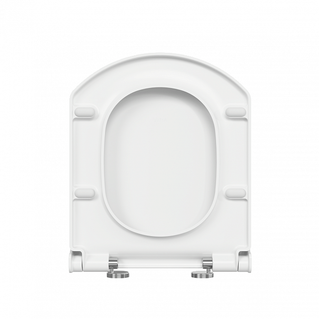 Сиденье для унитаза VitrA Serenada (Серенада) 124-003-009, квадратное белое дюропласт, с микролифтом фото 2