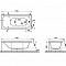 Ванна VitrA Optimum Neo (Оптимум Нео) 64570001000, 170 x 75 см, акриловая, прямоугольная, белая фото 12