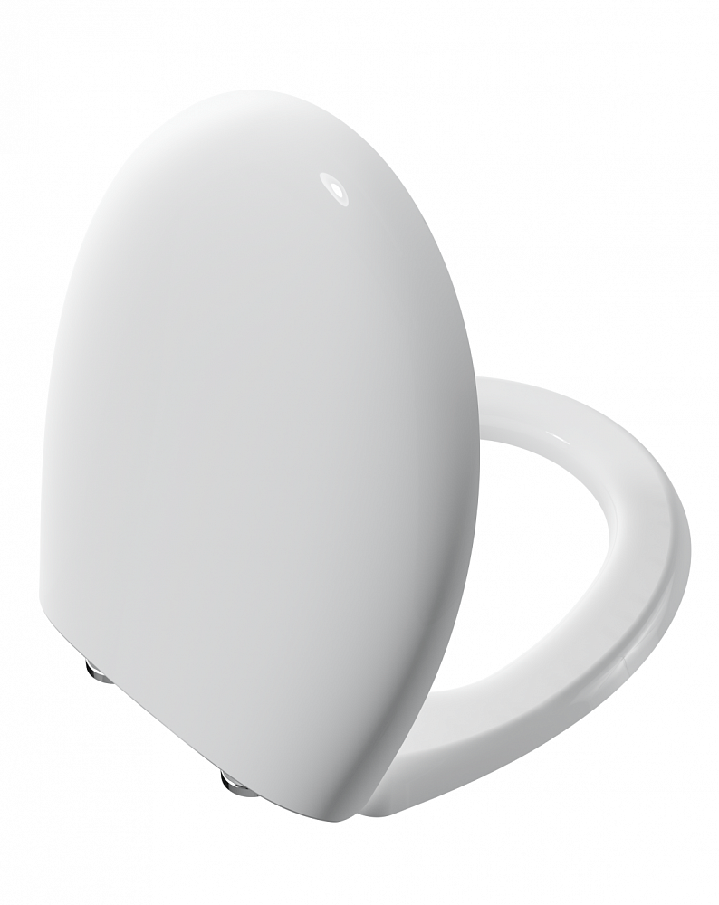 Сиденье для унитаза VitrA Memoria (Мемория) 106-003R009, круглое белое дюропласт, с микролифтом быстросъемное
