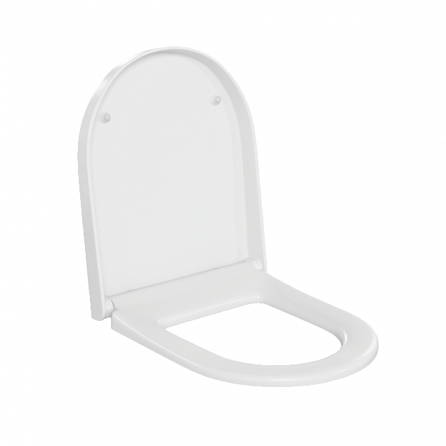 Сиденье для унитаза VitrA Zentrum (Зентрум) 94-003-001, круглое белое дюропласт без микролифта фото 3