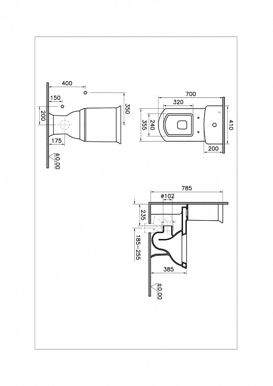 Унитаз-компакт напольный VitrA Serenada (Серенада) 9722B003-7205, с сиденьем микролифт, белый, санитарный фарфор фото 7