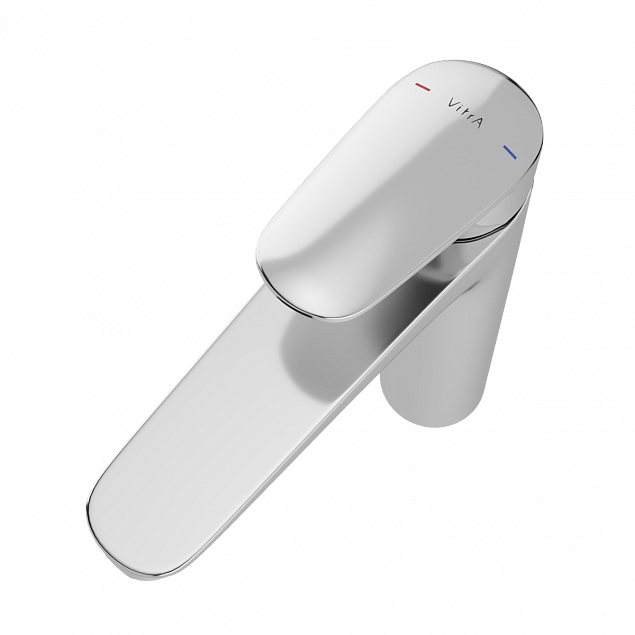 Смеситель для раковины VitrA Flow Round (Флоу Раунд) A42927EXP, однорычажный, хром, латунь фото 2