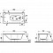 Ванна VitrA Optimum Neo (Оптимум Нео) 64560001000, 150 x 70 см, акриловая, прямоугольная, белая фото 12