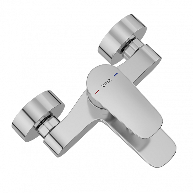 Смеситель настенный VitrA Flow Soft (Флоу Софт) A42946EXP, для ванны, однорычажный, хром, латунь фото 2