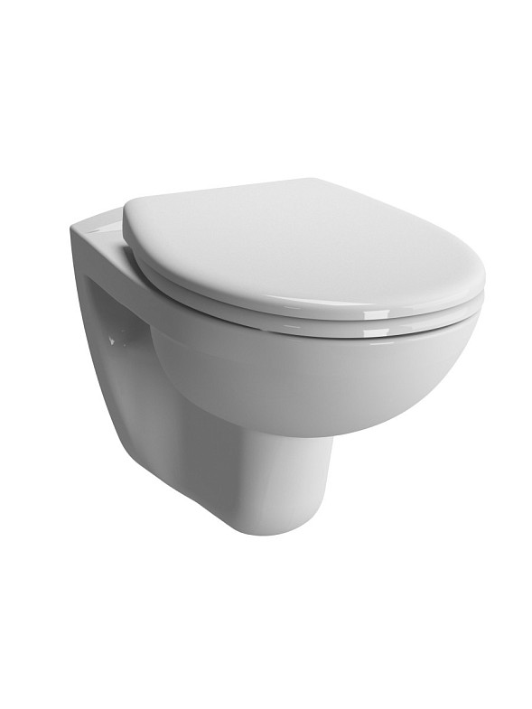 VitrA Normus L-box комплект с крышкой термопласт, панель смыва белая фото 3