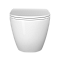 Подвесной унитаз VitrA Mia Round (Мия Раунд) 7510B003-0075, безободковый SmoothFlush (Смусфлаш), белый, санитарный фарфор, антибактериальное покрытие Hygiene (Хайджн) фото 9