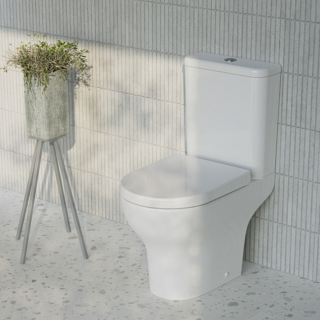 Сиденье для унитаза VitrA Zentrum (Зентрум) 94-003-001, круглое белое дюропласт без микролифта фото 6