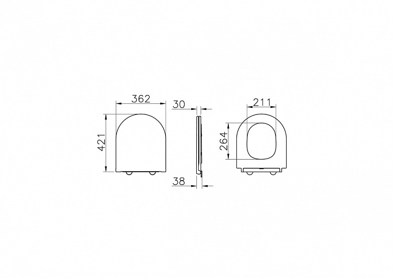 Унитаз-компакт напольный VitrA M50 9889B003-7200, безободковый, смыв торнадо VortexFlush (ВортексФлаш), с сиденьем микролифт, белый, санитарный фарфор фото 8