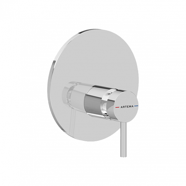 Minimax Round Встраиваемый смеситель для душа, хром. Скрытая часть A42213 заказывается отдельно фото 2