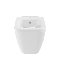 Биде VitrA Integra Square (Интегра Скуэр) 7083B003-0288, подвесное, белое, с отверстием под смеситель, покрытие Hygiene (Хайджн) фото 8