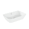 Раковина чаша VitrA Geo (Гео) 7425B003-0012, 60 x 39 см, накладная, белая, антибактериальное покрытие Hygiene (Хайджн) фото 9