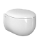 Подвесной унитаз VitrA Memoria (Мемория) 5885B403-0101 без сиденья, безободковый, Rim-ex (Рим-экс), белый, санитарный фарфор, антибактериальное покрытие Hygiene + Clean (Хайджн + Клин) фото 8