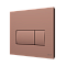 Кнопка смыва для инсталляции VitrA Root Square (Рут Скуэр) 740-2340, мягкая медь глянец двойный смыв фото 9