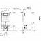 Инсталляция для подвесного унитаза VitrA V-Fix Core (Ви-Фикс Кор) 738-5800-01, без кнопки смыва фото 4