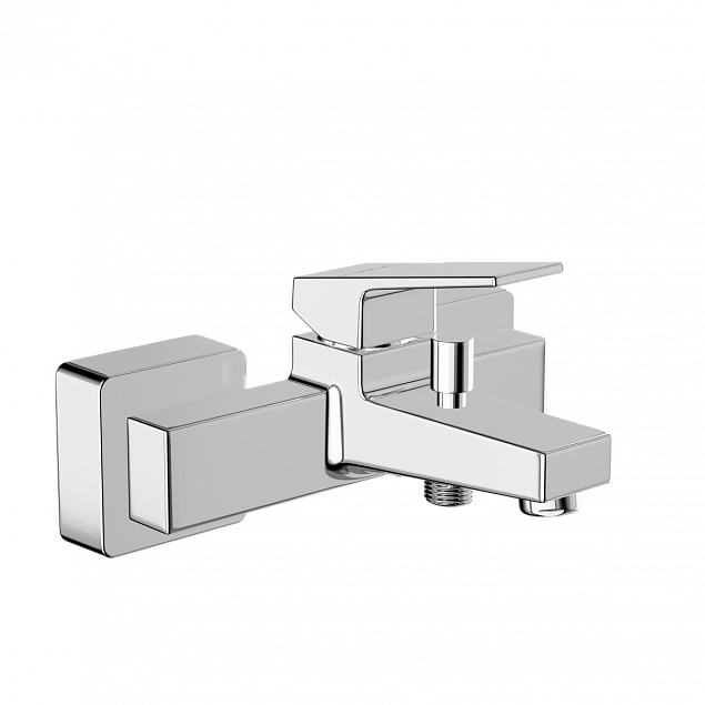 Настенный смеситель для ванны VitrA Minimax Square (Минимакс Скуэр) A43520EXP, однорычажный, хром, латунь фото 1