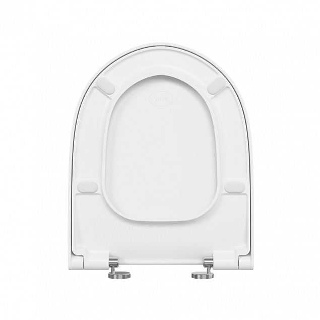 Сиденье для унитаза VitrA Integra (Интегра) 131-003-009, круглое белое дюропласт, с микролифтом фото 2