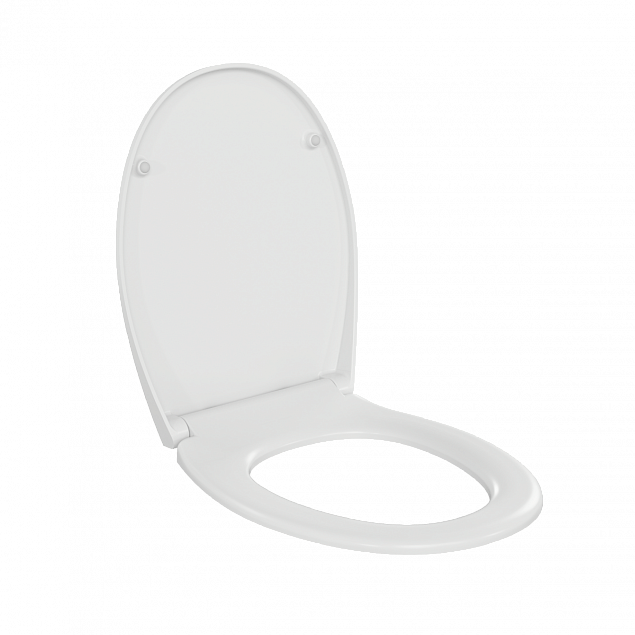 Сиденье для унитаза VitrA Universal (Универсал) 84-003-019, овальное белое дюропласт, с микролифтом фото 3