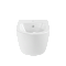Биде VitrA Sento (Сенто) 4338B003-1046, подвесное, белое, с отверстием под смеситель, покрытие Hygiene (Хайджн) фото 8