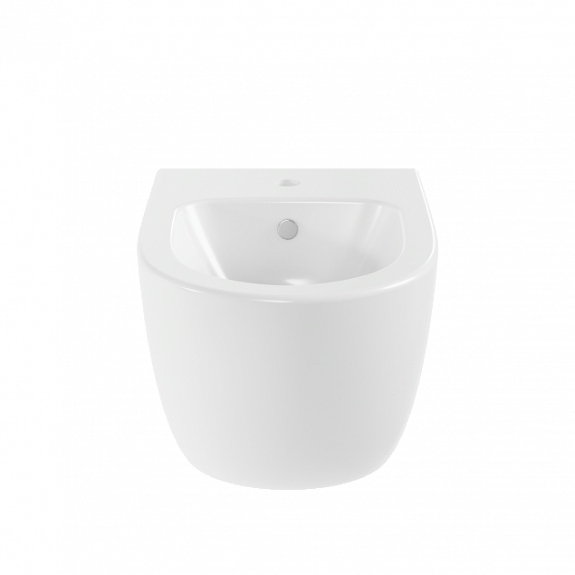 Биде VitrA Sento (Сенто) 4338B003-1046, подвесное, белое, с отверстием под смеситель, покрытие Hygiene (Хайджн) фото 2