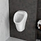 Писсуар VitrA Arkitekt (Аркитект) 6201B003-0199, настенный со скрытым подключением из стены, белый, антибактериальное покрытие Hygiene (Хайджн) фото 11