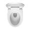 Подвесной унитаз VitrA S10 7855B003-0075, безободковый SpinFlush, белый, санитарный фарфор, антибактериальное покрытие Hygiene (Хайджн) фото 10