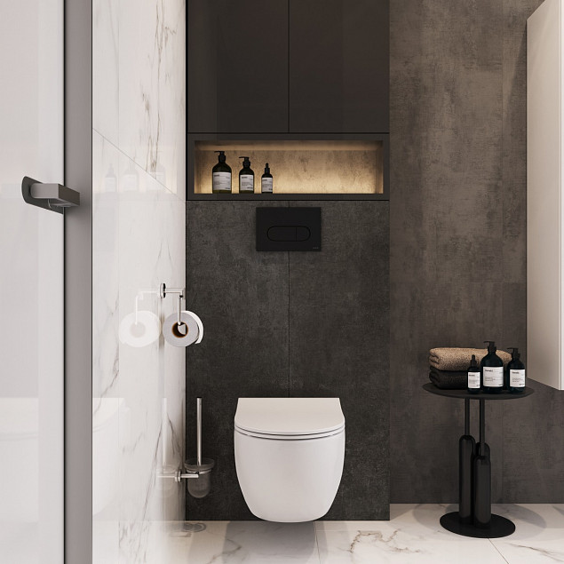 Подвесной унитаз VitrA Sento (Сенто) 7748B003-0075 без сиденья, безободковый, Rim-ex (Рим-экс), белый, санитарный фарфор, антибактериальное покрытие Hygiene (Хайджн) фото 5