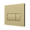 Кнопка смыва для инсталляции VitrA Root Square (Рут Скуэр) 740-2325, брашированное золото двойный смыв фото 9