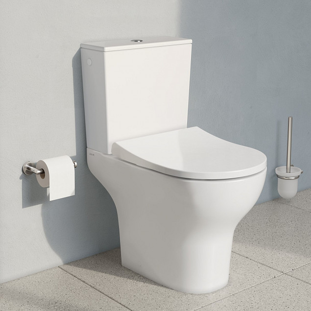 Сиденье для унитаза VitrA Integra (Интегра) 131-003-009, круглое белое дюропласт, с микролифтом фото 5