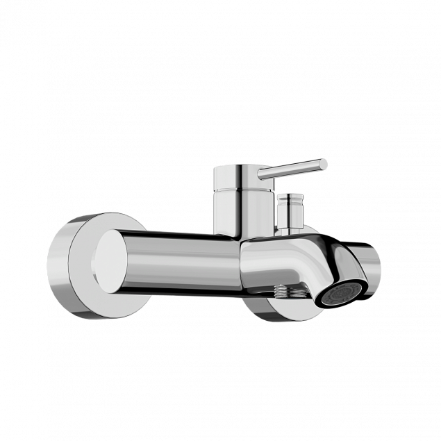 Настенный смеситель для ванны VitrA Minimax Round (Минимакс Раунд) A43548EXP, однорычажный, хром, латунь фото 3