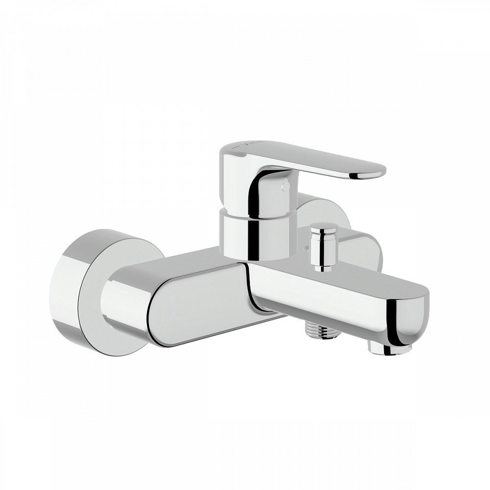 Смеситель настенный VitrA Root Round (Рут Раунд) A42725EXP, для ванны, однорычажный, хром, латунь
