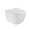 Подвесной унитаз VitrA Sento (Сенто) 7878B003-0075, безободковый смыв торнадо QuantumFlush (КвантумФлаш), белый, санитарный фарфор, антибактериальное покрытие Hygiene (Хайджн) фото 8