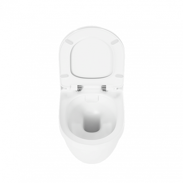 Подвесной унитаз VitrA S50 7740B003-0075, безободковый, Rim-ex (Рим-экс), белый, санитарный фарфор, антибактериальное покрытие Hygiene (Хайджн) фото 4