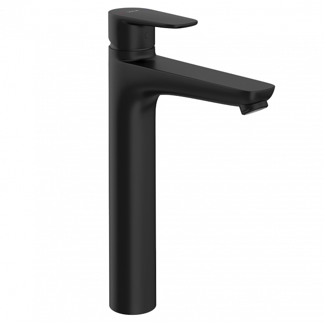 Смеситель для раковины VitrA Flow Soft (Флоу Софт) A4301036EXP, однорычажный, матовый черный, латунь фото 1