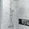 Душевая система VitrA Aquaheat (Аквахит) A47205EXP, с термостатическим смесителем и ручным душем, хром, латунь фото 15