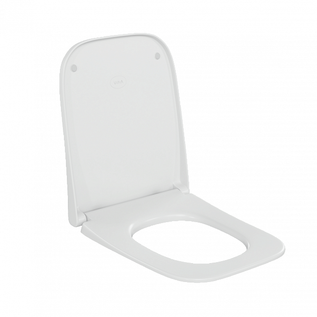 Сиденье для унитаза VitrA Shift (Шифт) 191-003-009, квадратное с закруглениями белое дюропласт, с микролифтом фото 3
