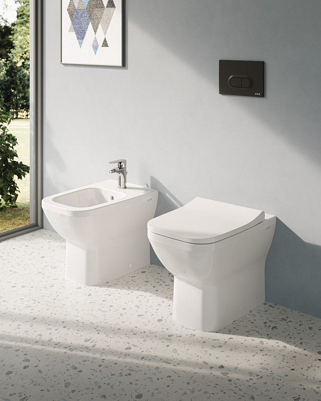Сиденье для унитаза VitrA Shift (Шифт) 191-003-009, квадратное с закруглениями белое дюропласт, с микролифтом фото 4