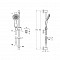 Душевая стойка VitrA Samba 3F (Самба 3Ф) A45680WSA, с ручным душем, без смесителя, с мыльницей, хром фото 12