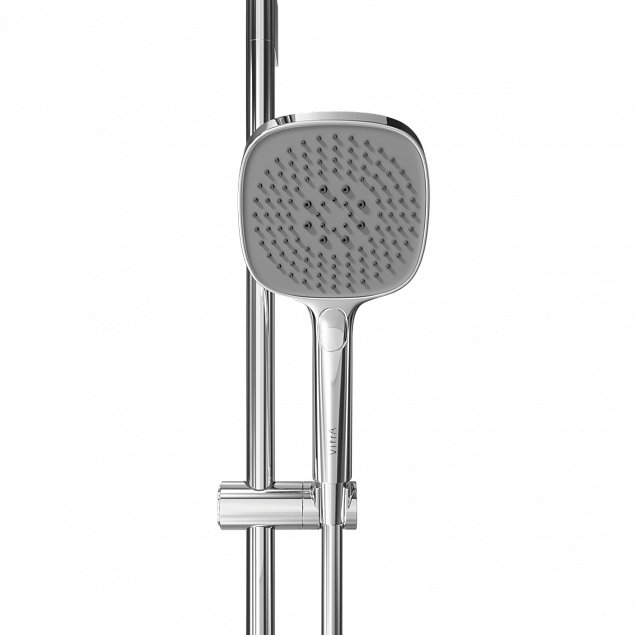 Душевая стойка VitrA Core Square (Кор Скуэр) A45917EXP, с ручным душем, без смесителя, хром фото 2