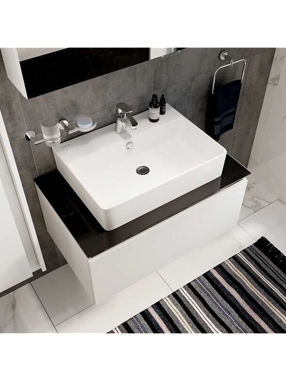 Смеситель для раковины VitrA Flow Round однорычажный хром латунь фото 5
