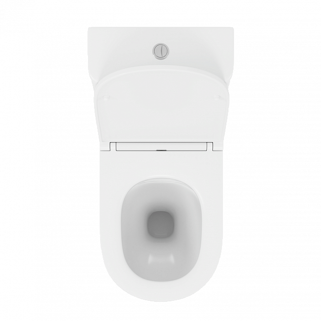 Унитаз-компакт напольный VitrA M50 9889B003-7200, безободковый, смыв торнадо VortexFlush (ВортексФлаш), с сиденьем микролифт, белый, санитарный фарфор фото 3