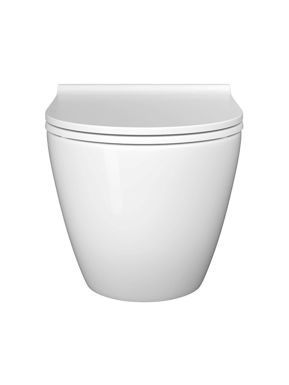 Подвесной унитаз Mia Round SmoothFlush, безободковый фото 5