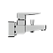 Смеситель настенный VitrA Root Square (Рут Скуэр) A42737EXP, для ванны, однорычажный, хром, латунь фото 11