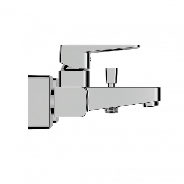 Смеситель настенный VitrA Root Square (Рут Скуэр) A42737EXP, для ванны, однорычажный, хром, латунь фото 4