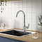 Смеситель для кухни VitrA Flow Round (Флоу Раунд) A43407EXP, с поворотным изливом, однорычажный, хром, латунь фото 13