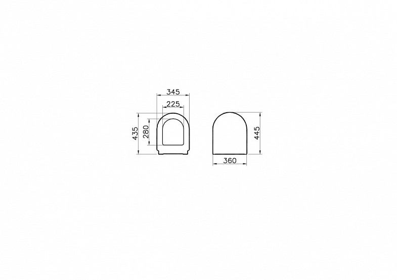 Сиденье для унитаза VitrA S50 72-003-309, круглое белое дюропласт, с микролифтом фото 4