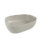 Раковина чаша VitrA Outline Recycled (Аутлайн Ресайклд) 7991B066-0016, 57 x 45 см, накладная матовая бежевая, антибактериальное покрытие Hygiene (Хайджн) фото 8
