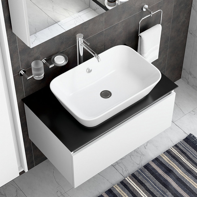 Смеситель для раковины-чаши VitrA Minimax Round (Минимакс Раунд) A43534EXP, однорычажный, хром, латунь фото 5