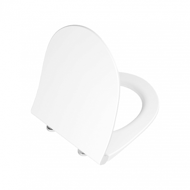 Сиденье для унитаза VitrA Nest (Нест) 220-003R409, круглое белое дюропласт, с микролифтом быстросъемное фото 1