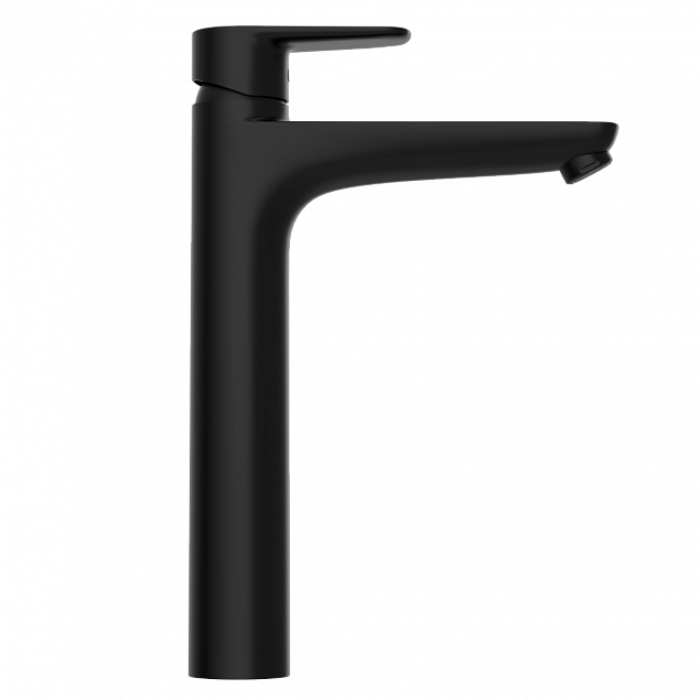 Смеситель для раковины VitrA Flow Soft (Флоу Софт) A4301036EXP, однорычажный, матовый черный, латунь фото 4