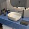 Раковина чаша VitrA Outline Recycled (Аутлайн Ресайклд) 7994B066-0016, 48 x 42 см, накладная матовая бежевая, антибактериальное покрытие Hygiene (Хайджн) фото 12